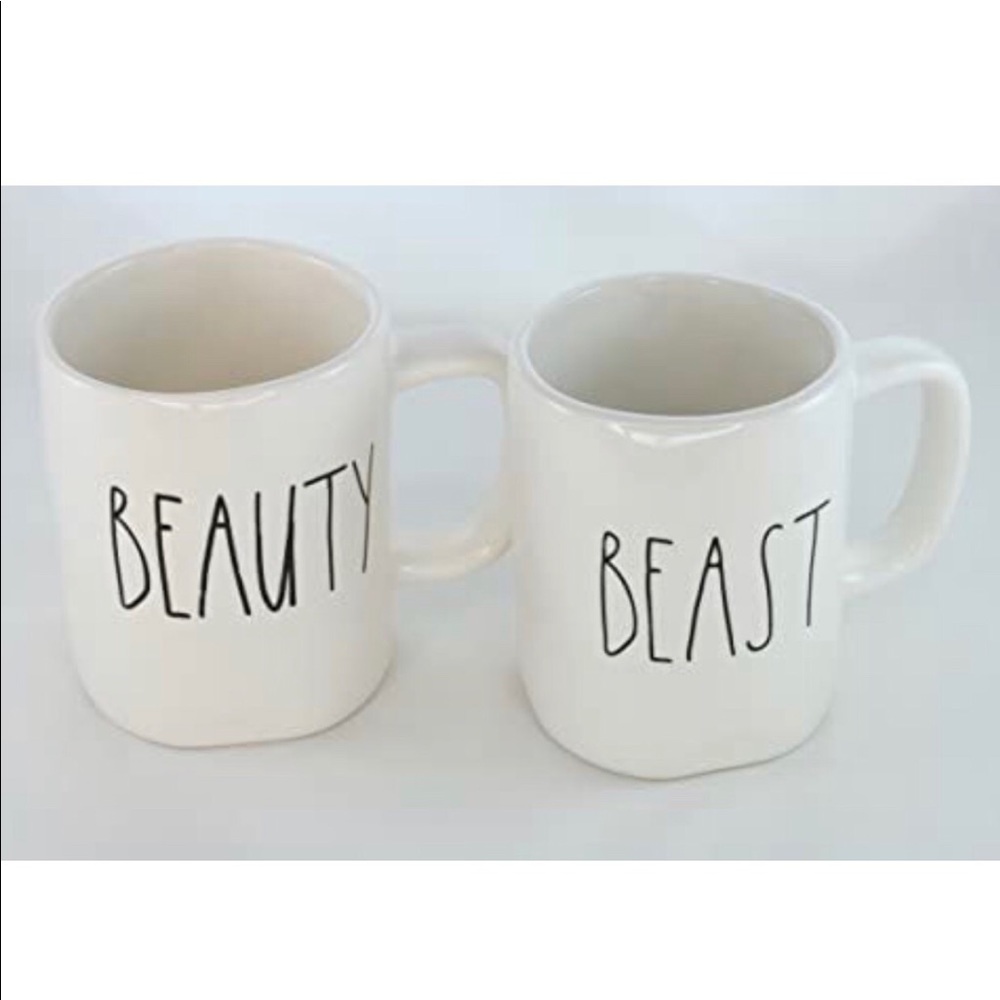 Rae Dunn | Beauty & Beast Coffee mugs